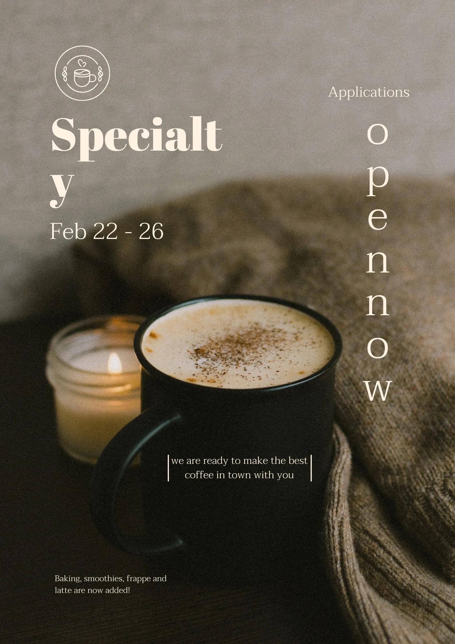 스페셜티 신규 부원 모집!