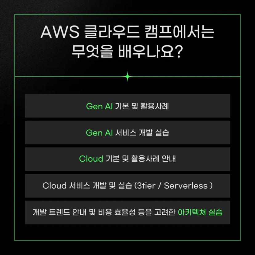 ๐ฅGIST AIX School X AWS Cloud Camp ์ฐธ๊ฐ์ ๋ชจ์ง๐ฅ