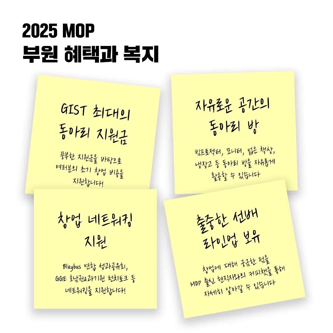 2025 MOP 10기 모집 안내