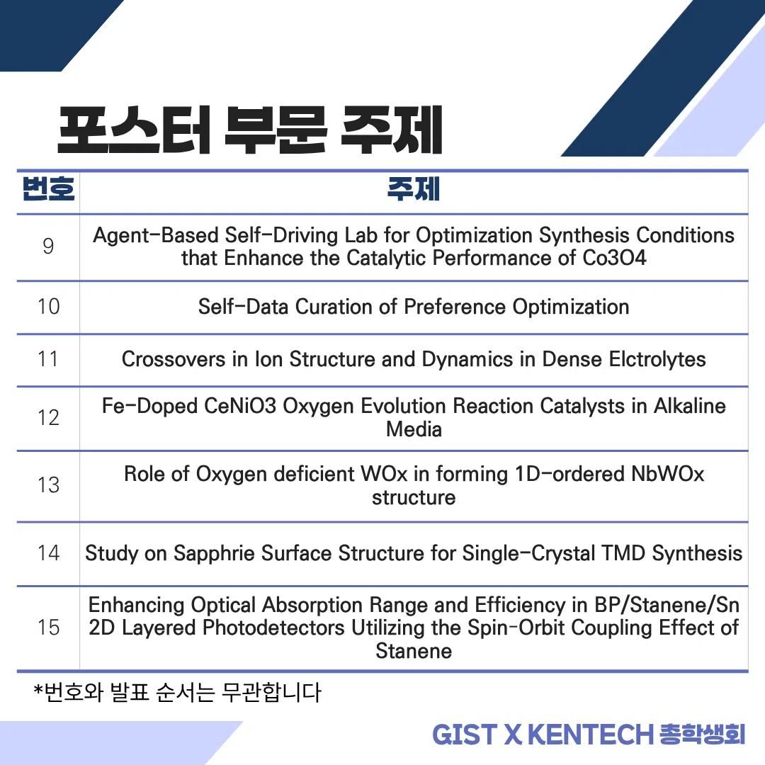 π μ 2ν GIST X KENTECH νμ κ΅λ₯μ κ΄κ° λͺ¨μ§!