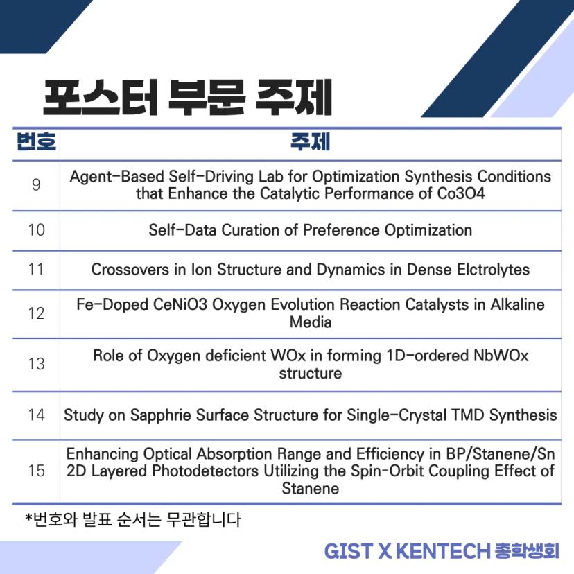 π μ 2ν GIST X KENTECH νμ κ΅λ₯μ κ΄κ° λͺ¨μ§!